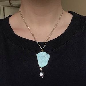 Laboradite necklace